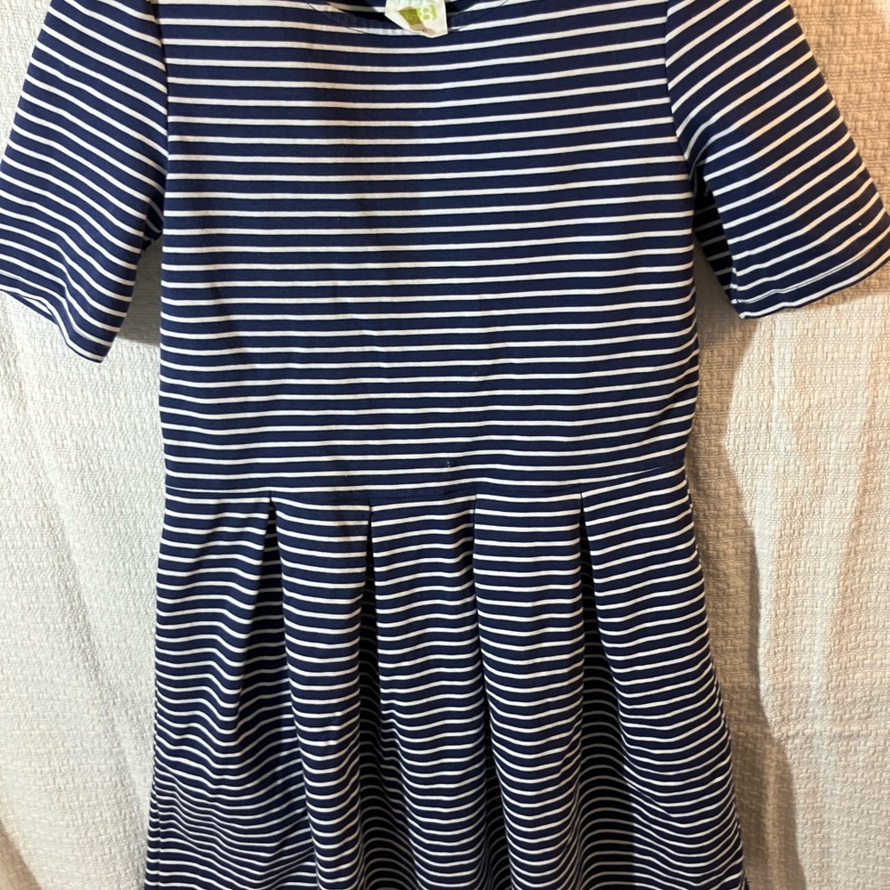 Crazy 8 Navy and White Striped dress